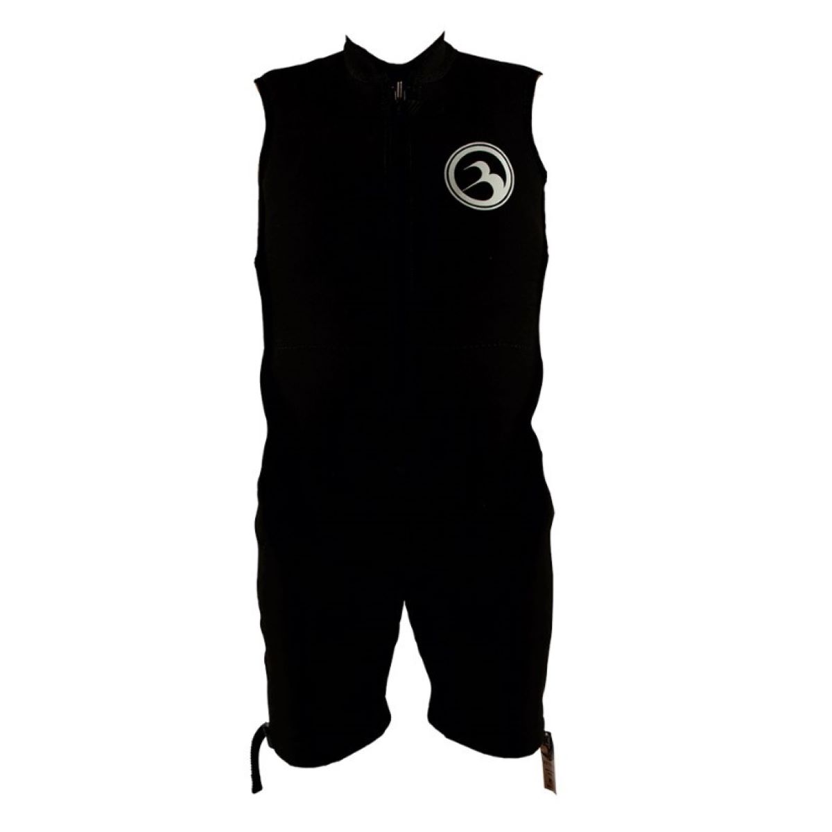 Barefoot Intl Sleeveless Wetsuit Black W/ White Logo | Wetsuits | Wakeboss®